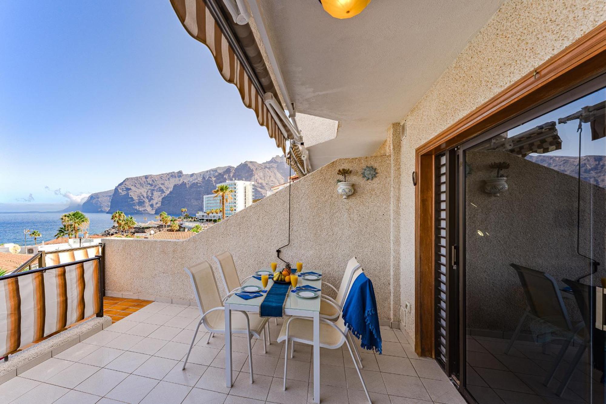 Sea View Apartment Deja Blue - Los Gigantes Puerto de Santiago  Zewnętrze zdjęcie