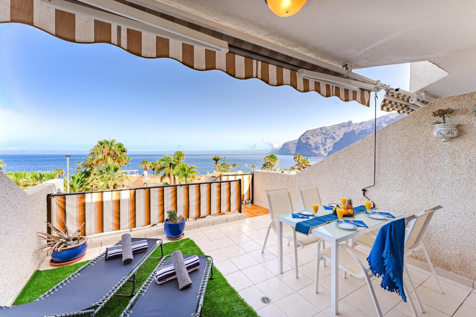 Sea View Apartment Deja Blue - Los Gigantes Puerto de Santiago  Zewnętrze zdjęcie